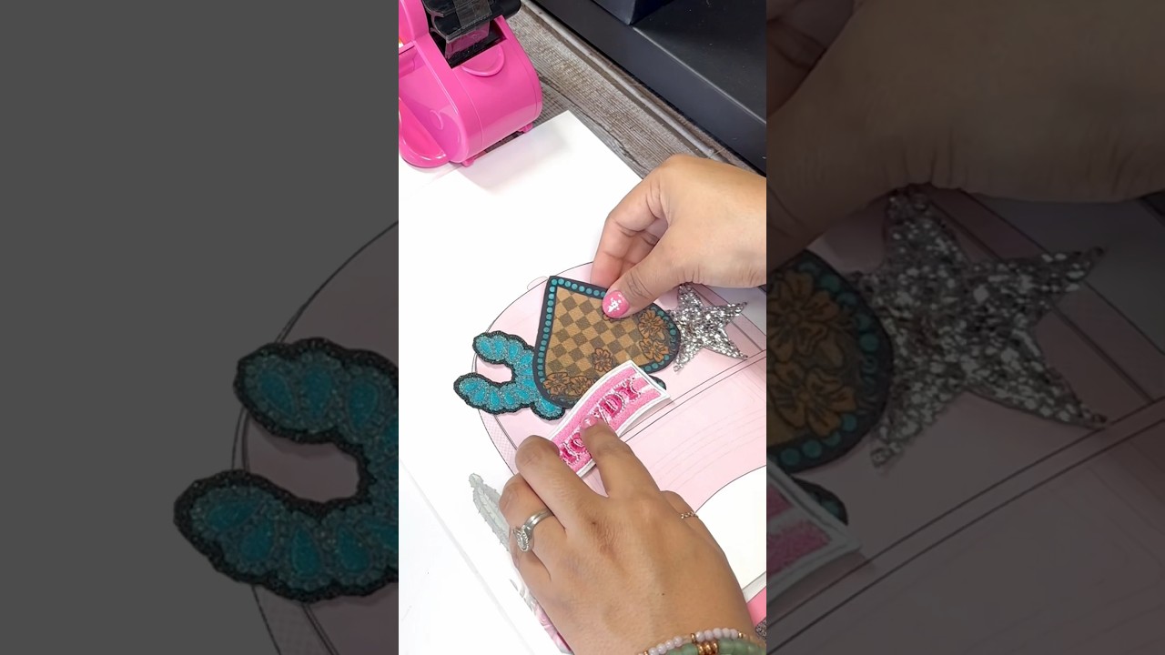 Custom Howdy trucker hat DIY hat patches #reels #truckerhat #custom #shortsvideo #texas