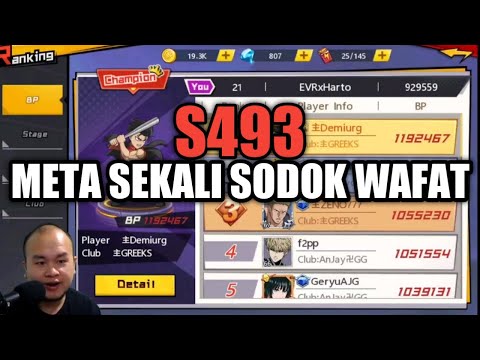 s493 META 1 HIT KILL KEMBALI!!! - ONE PUNCH MAN : The Strongest