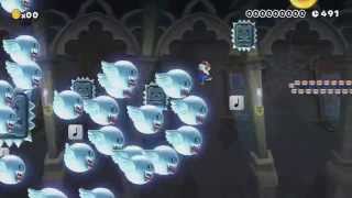 Super Mario Maker - Just Keep Running & Cap'n Big Dry Bones Gameplay (Direct Feed - E3 2015)