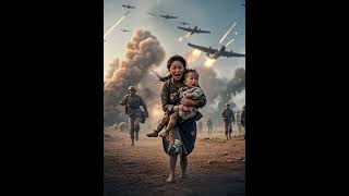 The heartbreaking cry of a mother holding her baby is really pitiful. May the world be peacefulPoo