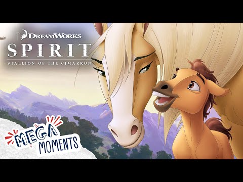 Spirit Is Born 🍼 | Spirit: Stallion of the Cimarron| Here I Am Full Song | Movie | Mega Moments