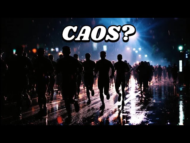 CAOS em MEIAS-MARATONAS com uma dando certo e outra não