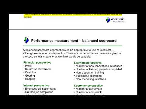 CIMA Strategic Case Study - Strategic Analysis of the Steelcast Pre-seen - November 2017