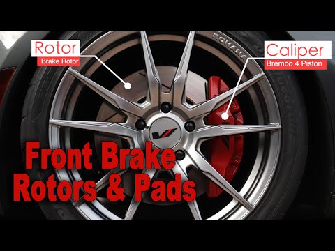Front Brembo Brake Rotors and Pads | Cadillac CTS CT6 ATS Camaro