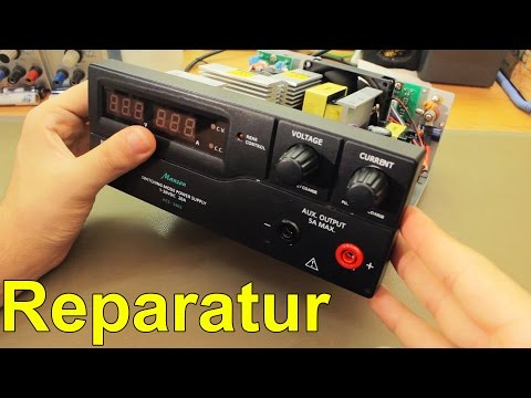 Reparatur: Netzteil Manson HCS-3402 Power supply | Totes Silizium