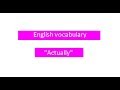 Lesson 8: English vocabulary 