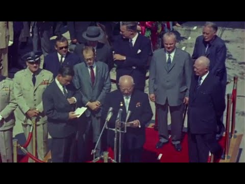 Soviet Union Visit USA (1959) - Full Anthems (50FPS)