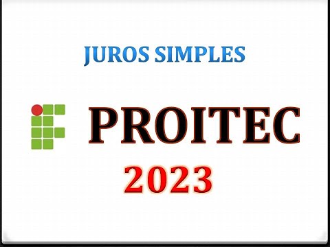 [PROITEC 2023] - JUROS SIMPLES - Questão 28