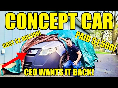 I Bought An INSANE 2 Million Dollar Concept Car For $1,500! Abandoned for 12 Years! First Start!