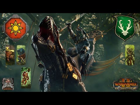 The Hand of the Gods Goes Brrrr! - Lizardmen vs Wood Elves - Total War Warhammer 2