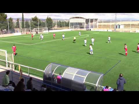 20210411 - Primer gol del partido  CD FUENTES 1-2 CDCASPE, obra de JESÚS FERNÁNDEZ.