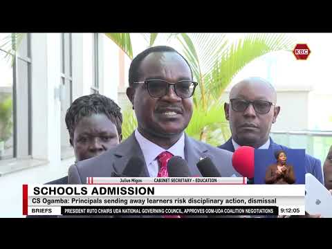 CS Ogamba cautions schools against refusing to admit learners without fees