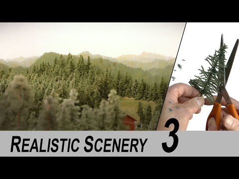 Creating realistic scenery part 3 - Trees - Detailed tutorial