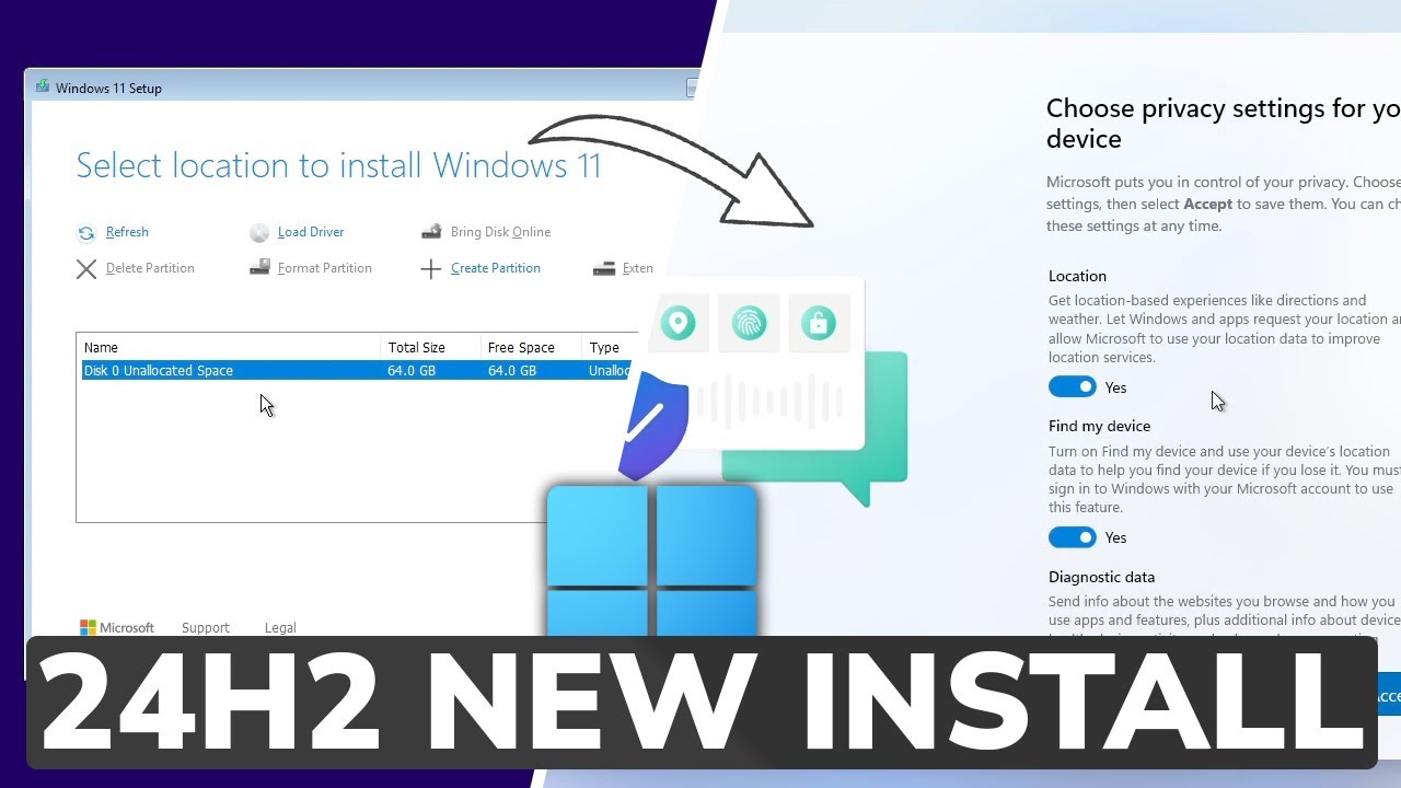 Windows 11 24H2 - New Installation Process