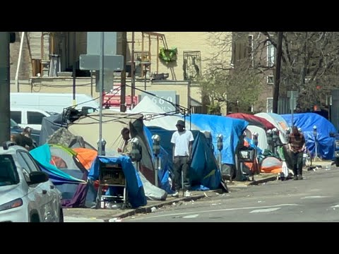 THIS  Is Downtown Denver Colorado??? Very Disappointing!!! Homeless Camps Everywhere!!  Why?
