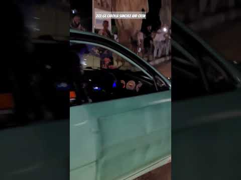 Sanchez showed up at Ironshore Drag Racing calling out all FWD cars | 2ZZ-GE Corolla