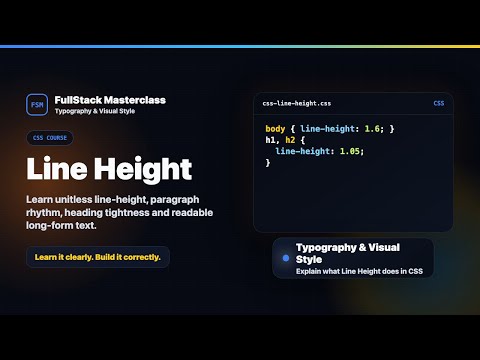 Line Height Explained Fullstack Masterclass Css Course