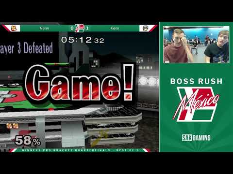 Boss Rush Mexico Winners Quarters - Nerin (Fox) vs Gem (Marth)
