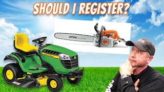 TOP 5 Reasons Why You Should Register Your New Power Equipment! Chainsaws Snowblowers Lawnmowers ETC