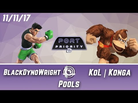 Port Priority 2 - BlackDynoWright (Little Mac) Vs. KoL | Konga (Donkey Kong) - Pools