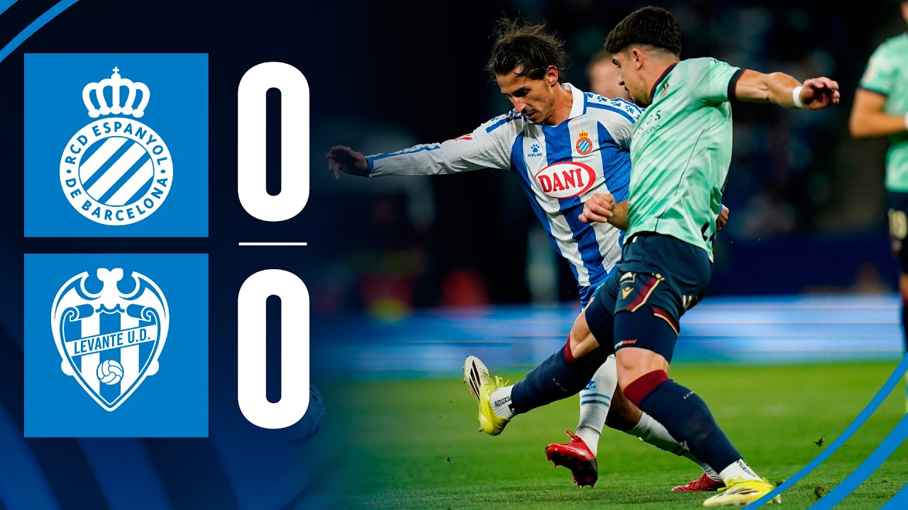 4월 28일 RCD 에스파뇰 VS 레반테 UD 축구하이라이트