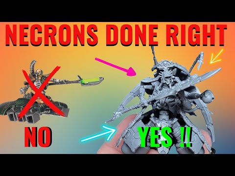 This Necron Model is Rubbish, Let's Make it Better | Warhammer 40k