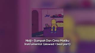 Download lagu Nidji Sumpah Dan Cinta Matiku Instrumental (slowed best part) mp3 Download lagu Nidji Sumpah Dan Cinta Matiku Instrumental (slowed best part) mp3