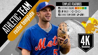 After Effects Template | Sports Team Roster 4K