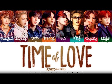 ATEEZ - 'TIME OF LOVE' Lyrics [Color Coded_Han_Rom_Eng]