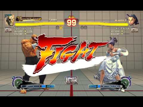 ZiggyStardust83 (Sagat) vs. KS_JENOVA (Rose) - USF4