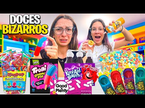EXPERIMENTANDO DOCES BIZARROS DOS EUA