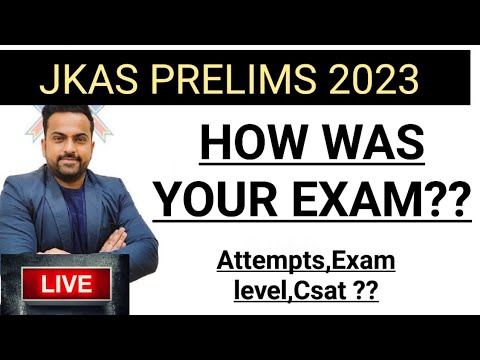 Kas Prelims 2023 Exam || Share your attempts ,exam level || Comment below #jkpsc #kas