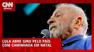 Vídeo: Lula inicia giro pelo país em busca de reverter desvantagem contra Flávio | CNN AGORA