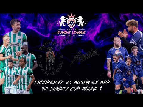 Sunday League Settings - Trooper FC vs Austin Ex App FC - FA Sunday Cup Round 1