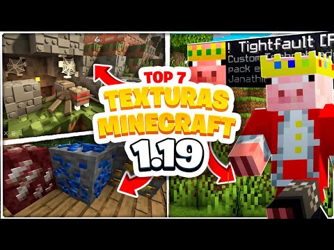 ✅ TOP 7 TEXTURE PACKS for MINECRAFT 1.19 - 1.19.4 (JAVA and BEDROCK) 🍬 TEXTURE PACK 1.19