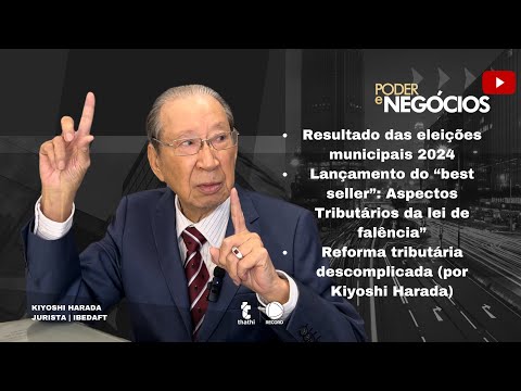 Entrevista para o canal Poder e Negócios sobre a Reforma Tributária