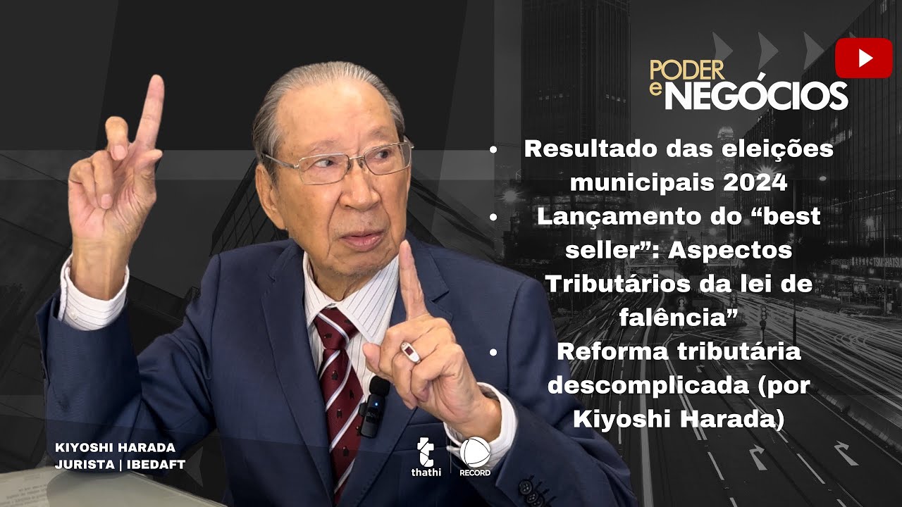 Reforma tributária deve complicar ainda mais o sistema tributário, segundo jurista Kiyoshi Harada