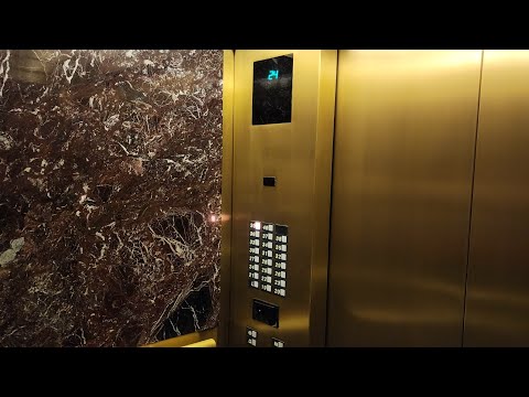 GORGEOUS, FAST & EPIC 1987 Otis Elevonic 401 Traction Elevators at 1000 2nd Ave in Seattle, WA