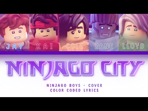 [DEBUT] NINJAGO BOYS - "NINJAGO CITY" (AI ORIGINAL SONG) | Color Coded & Lyrics