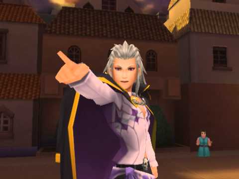 Kingdom Hearts II, English cutscene: 53 - Roxas' Big Win - HD 720p