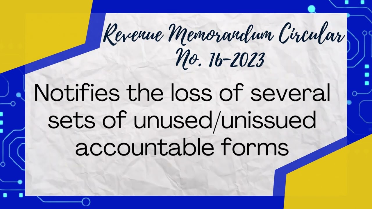 REVENUE MEMORANDUM CIRCULAR NO. 16-2023