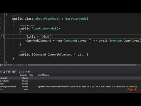Cross Platform Development with Xamarin Forms NUnit | packtpub com