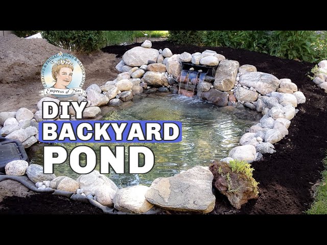 Build a Backyard Garden Pond