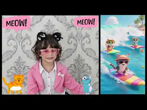 Little Cat Dance Will Make You Smile! Little cat little cat #cat