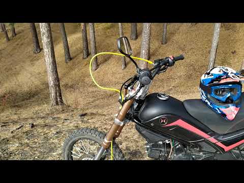 Тест драйв Мопед Trickler 110 с вилкой от Питбайк