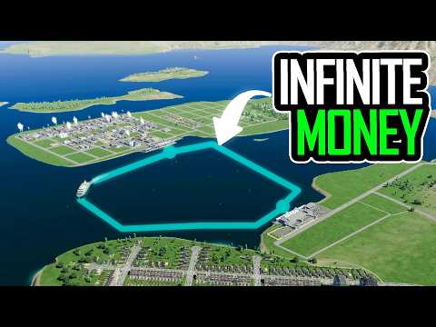 Exploiting Workers for INFINITE MONEY using Boats in Cities Skylines 2
