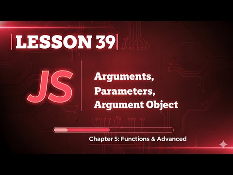 039 Javascript Arguments Parameters Argument Object