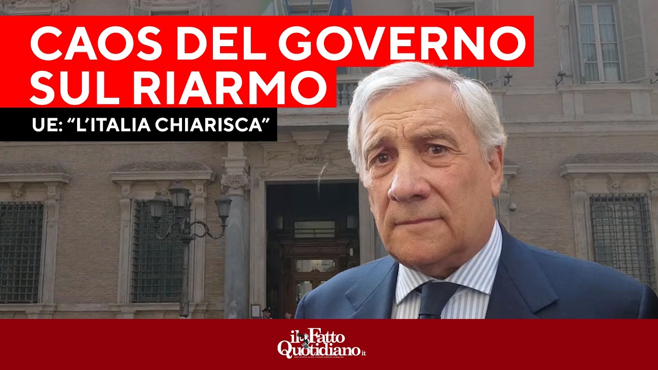 Tajani: “Useremo 14,9 miliardi di Safe”. Poi ci ripensa: “Solo prenotati”