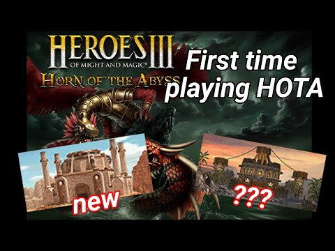 First time playing HOTA mod (AleX & PaX against the World p1) 2v3 multiplayer HoMM III gameplay