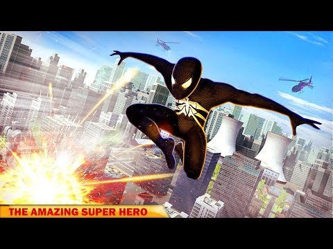 Flying Amazing Iron Spider Superhero Fighting | Rope Superhero Flying Spider Rescue | By Game Crazy